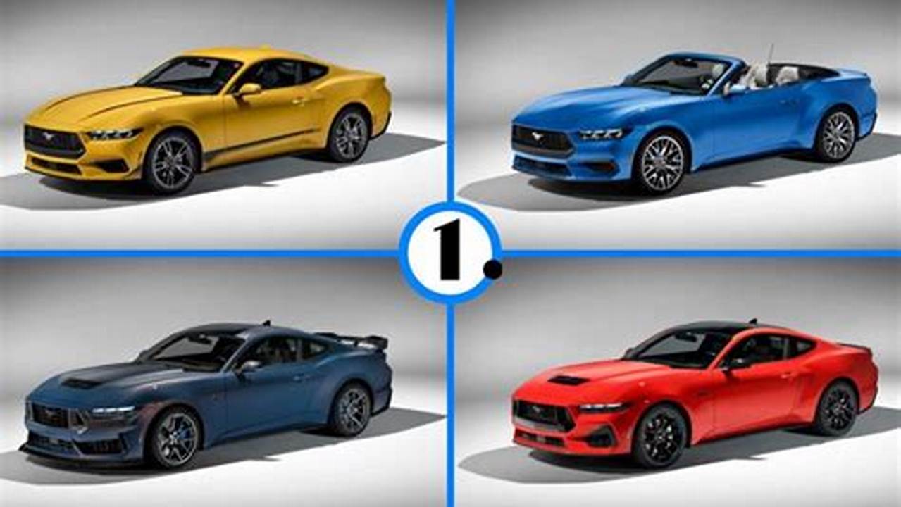 2024 Ford Mustang Colors