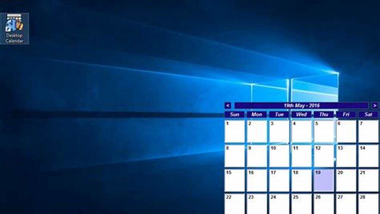 2024 Free Calendar Download Windows 10 Desktop App