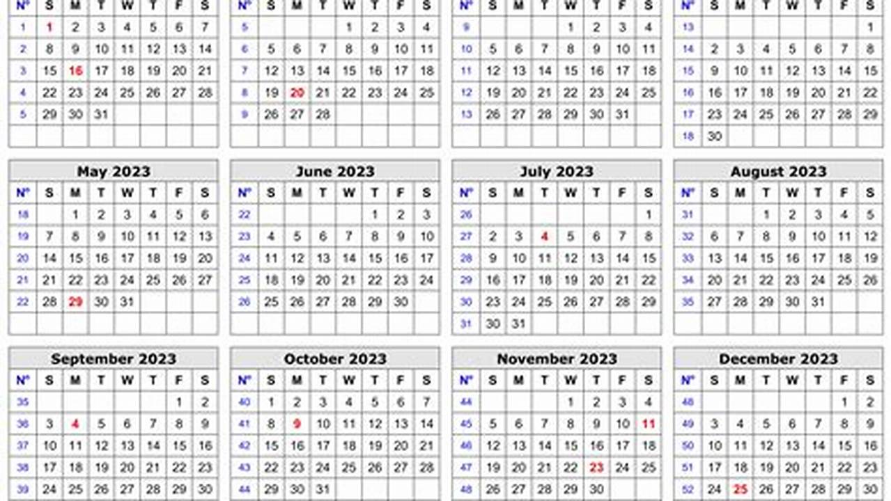 2024 Free Calendar To Print 2023 Calendar Printable