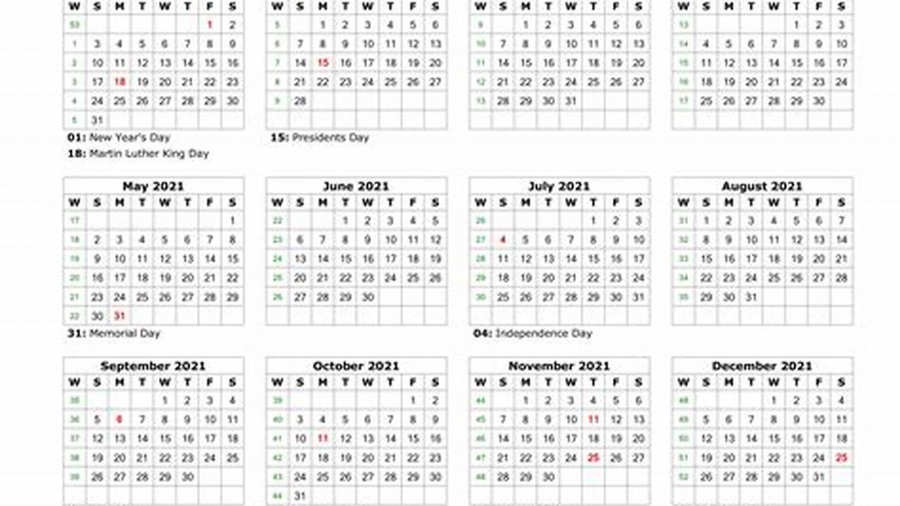 2024 Free Calendars Printable And Editable Calendar 2021 Free