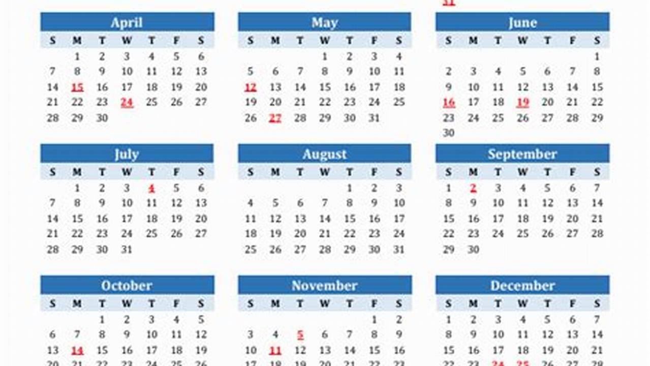 2024 General Blue United States Calendar