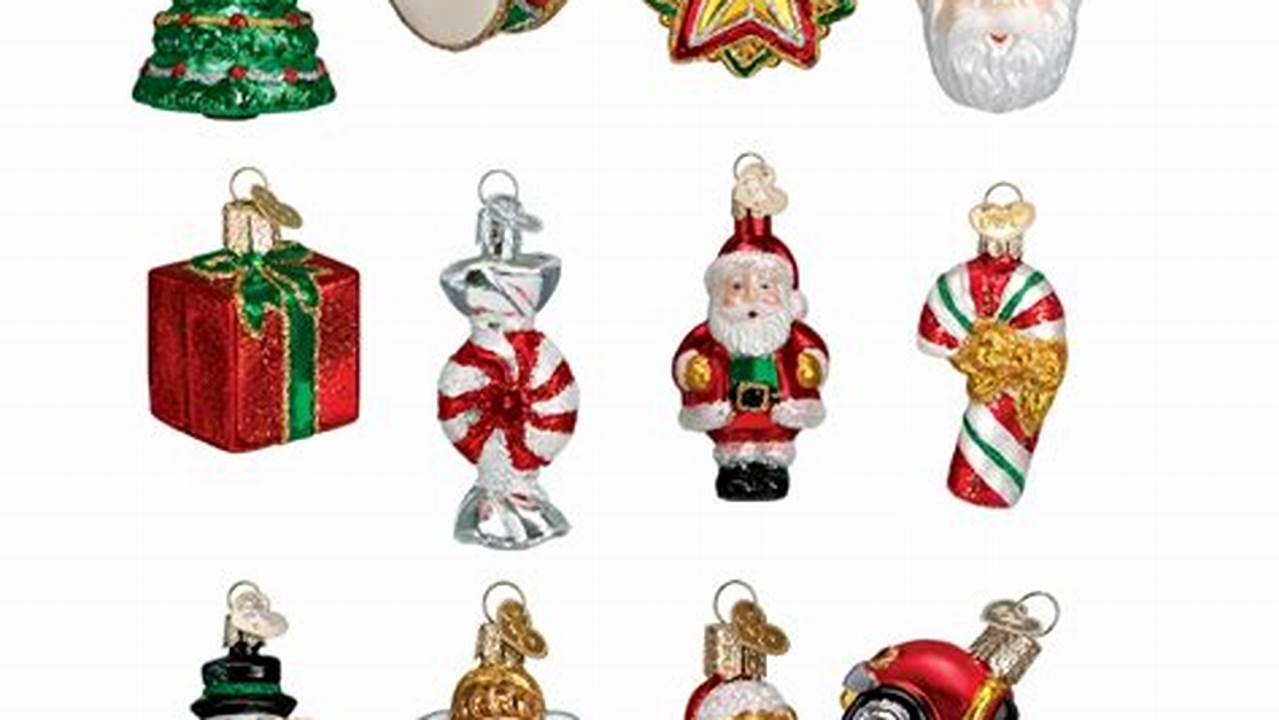 2024 Glass Christmas Ornaments