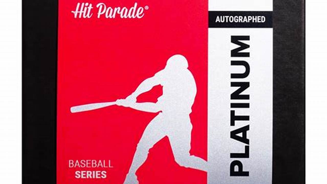 2024 Hit Parade Baseball Checklist