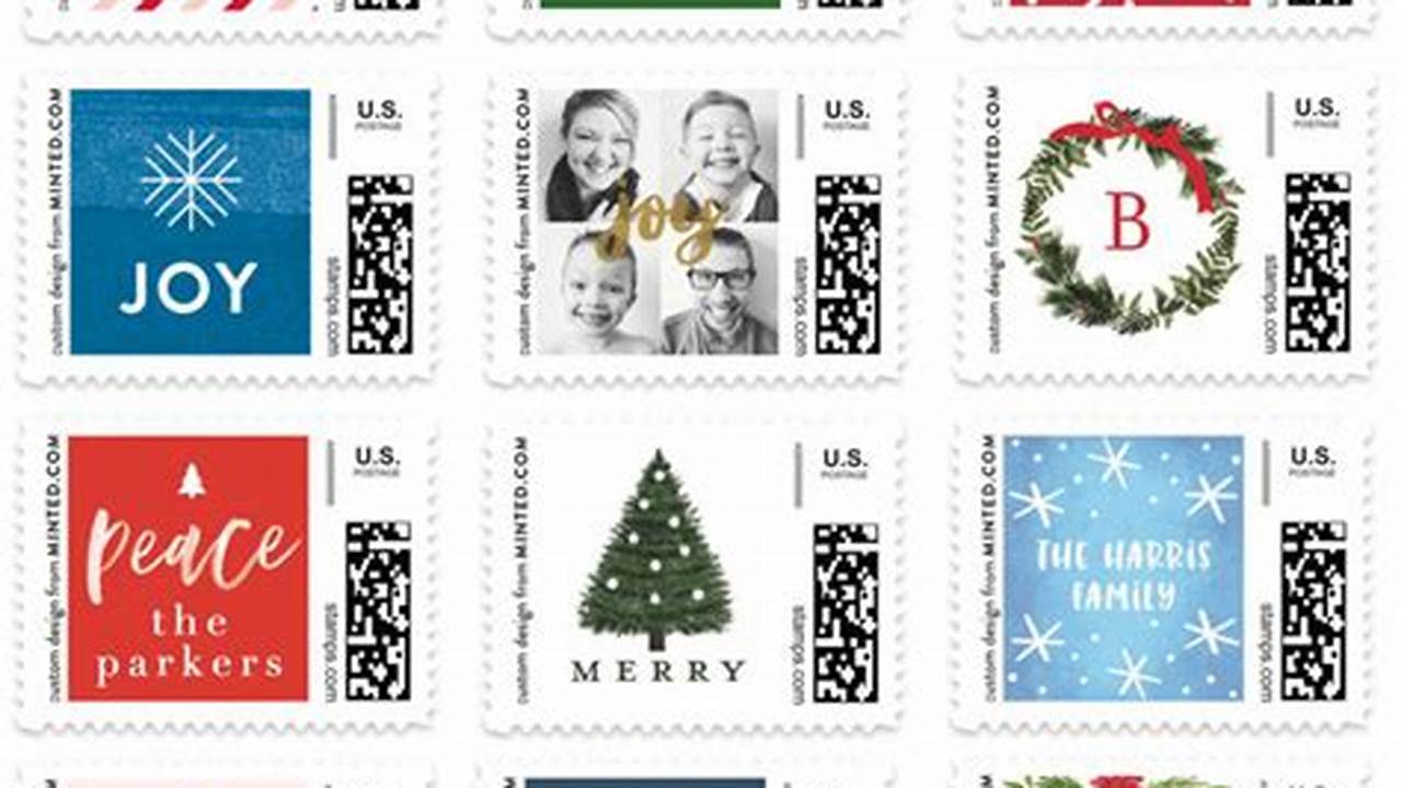 2024 Holiday Postage Stamps