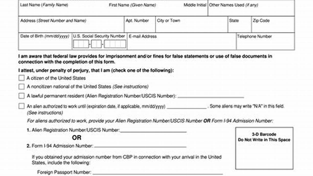 2024 I9 Form Pdf Printable Calendar