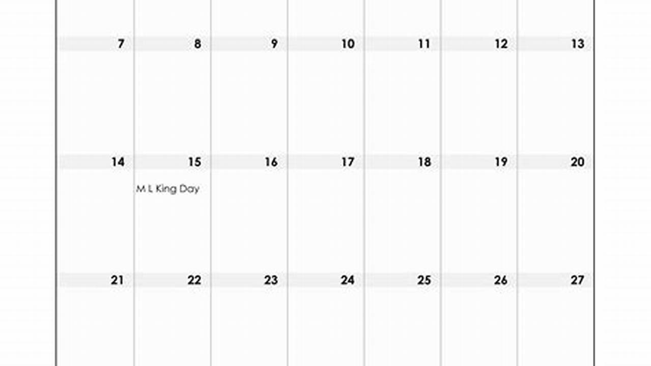 2024 January Calendar With Grid Lines In Excel File