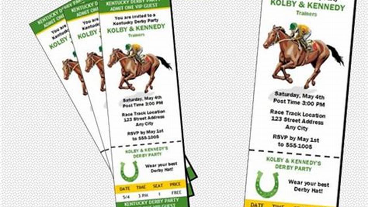 2024 Kentucky Derby Ticket Packages Pdf