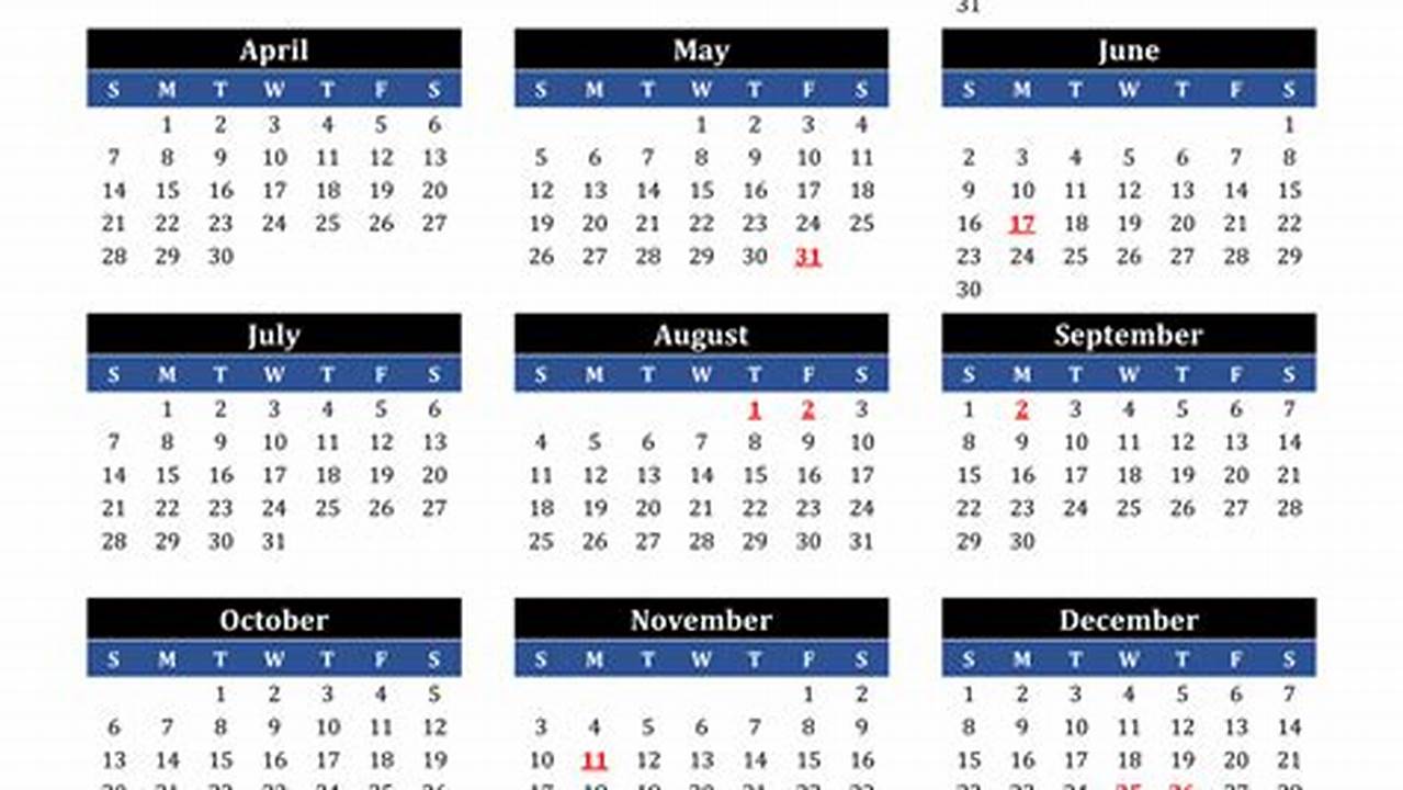 2024 La County Holiday Calendar