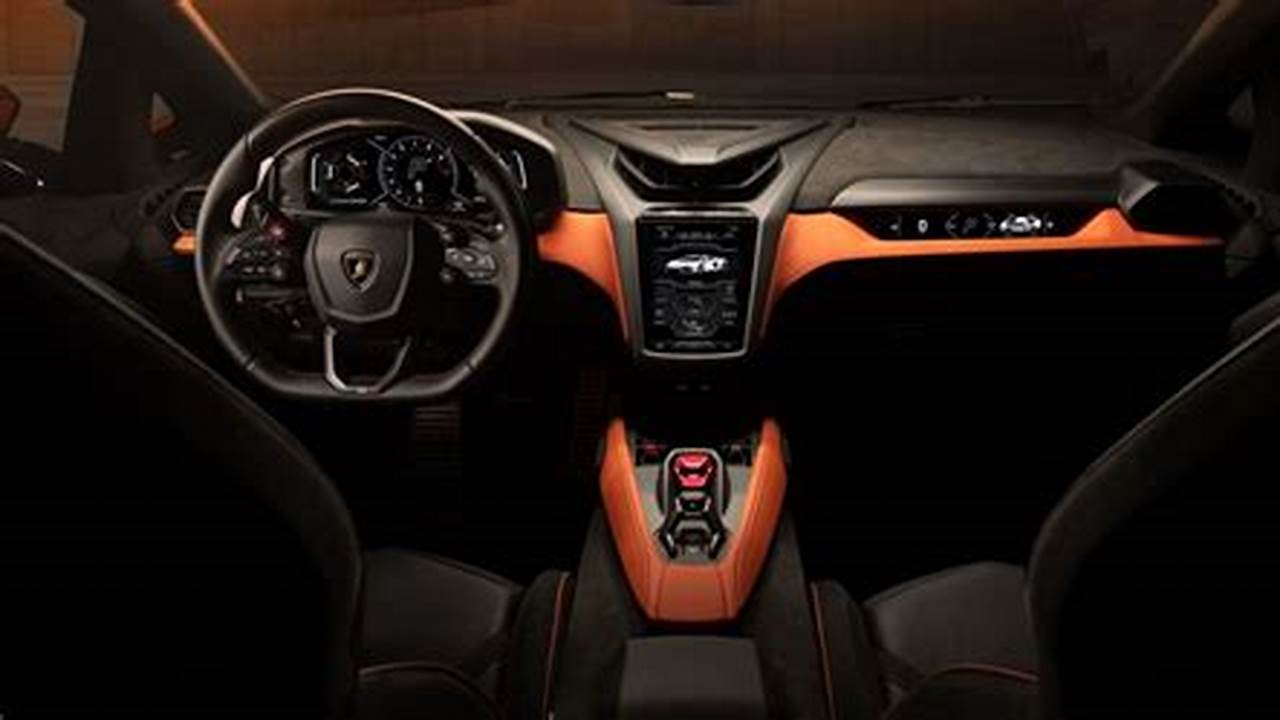 2024 Lamborghini Interior Images