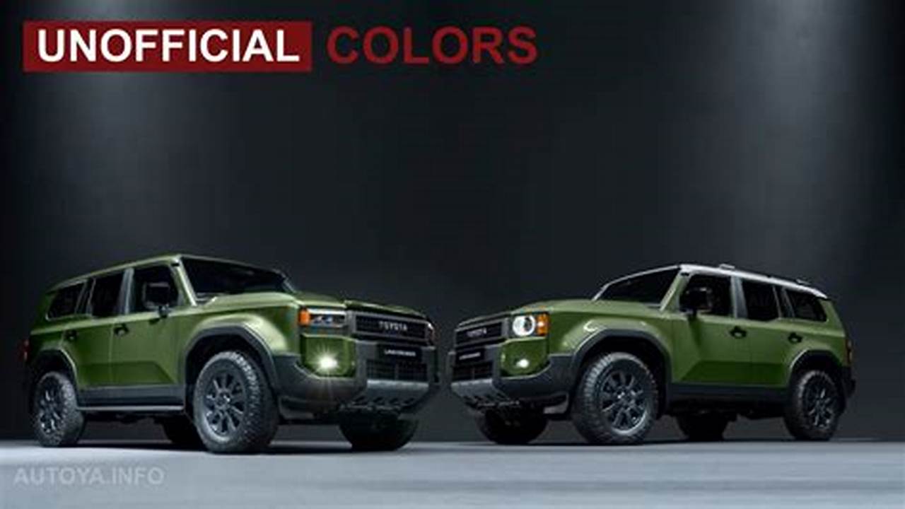 2024 Land Cruiser Color Options