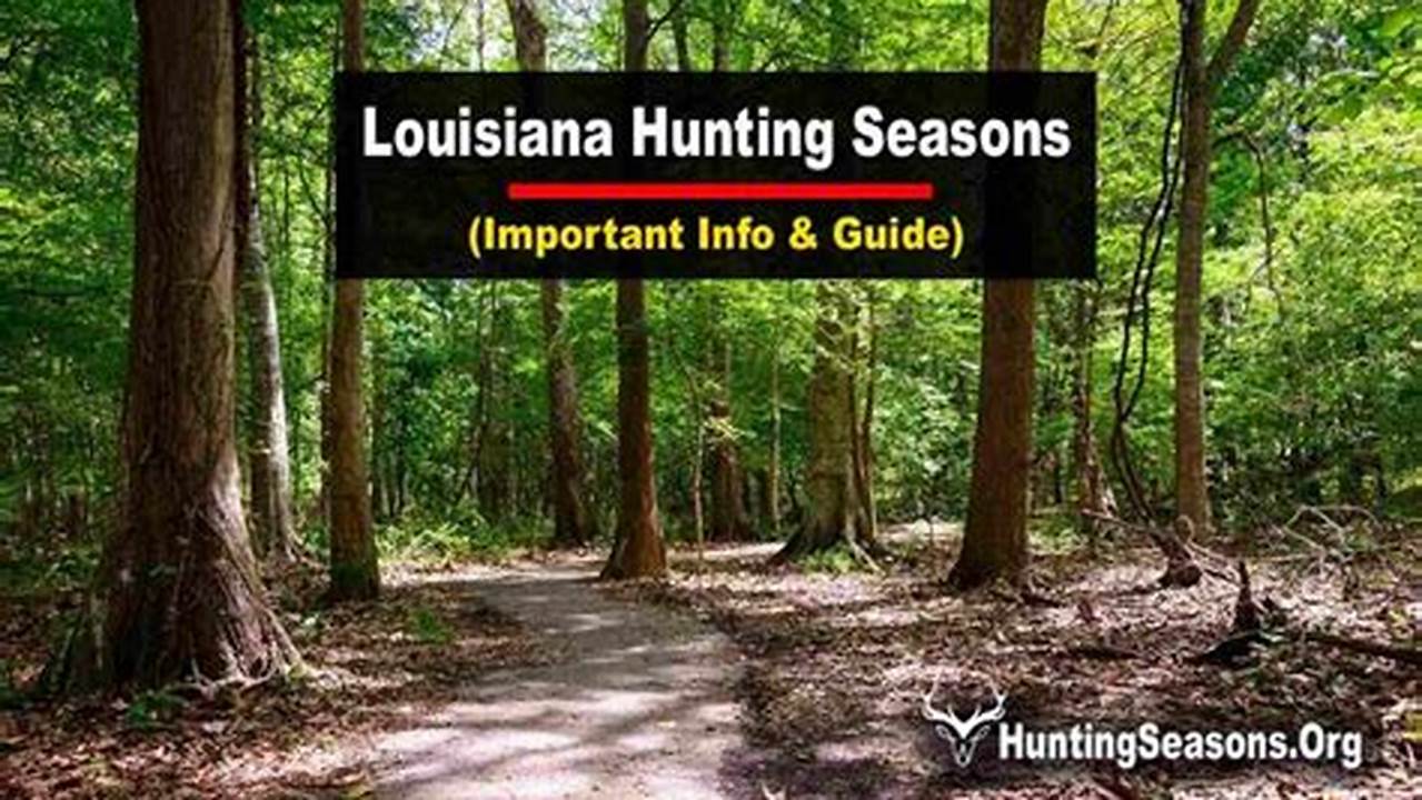 2024 Louisiana Hunting Season
