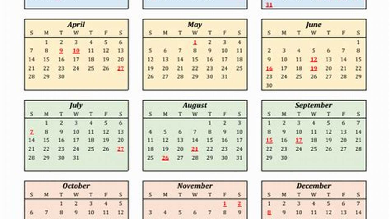 2024 Lunar Calendar Philippines Version 1