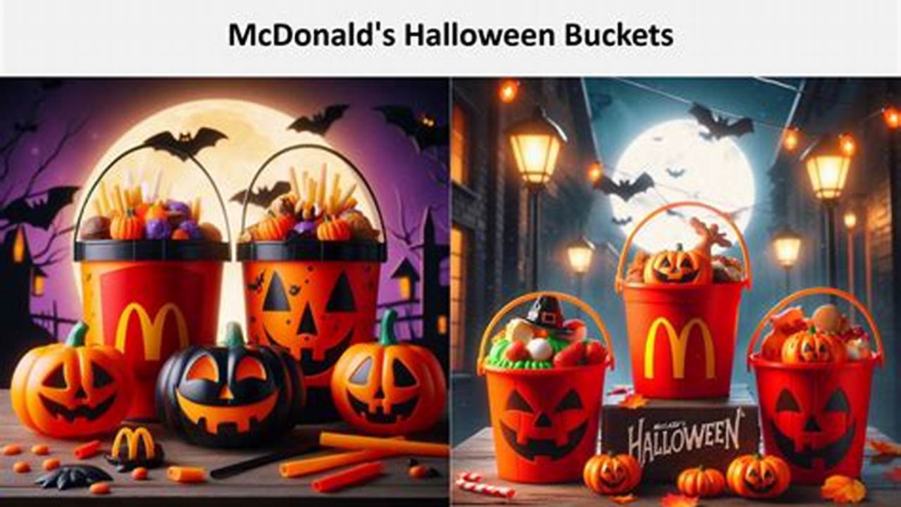 2024 Mcdonald's Halloween Buckets