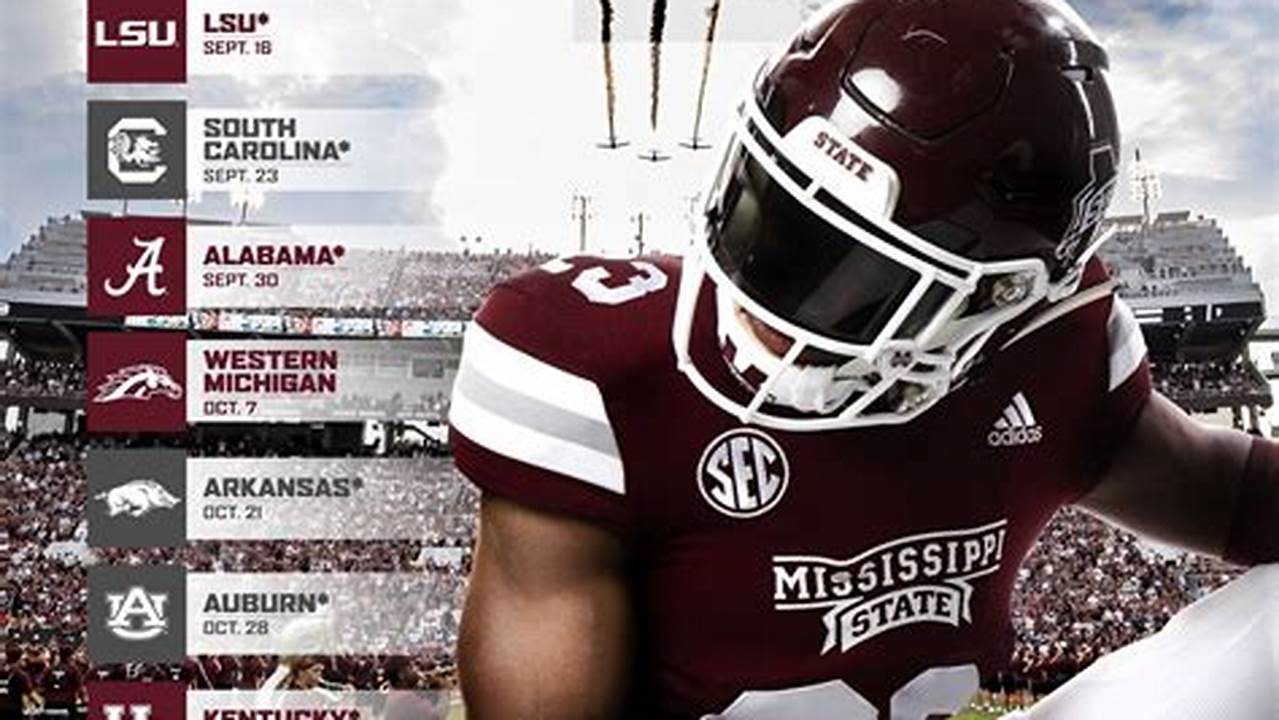 2024 Mississippi State Football Schedule