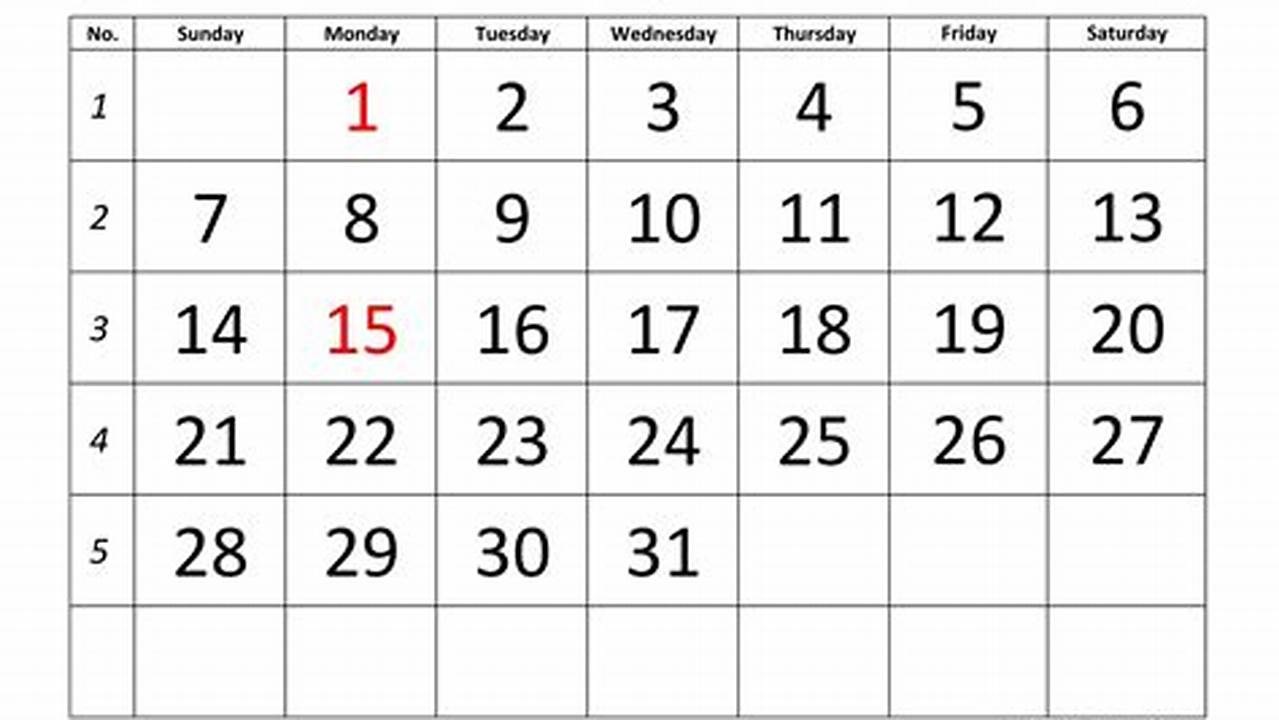 2024 Monthly Calendar Printable Pdf Free