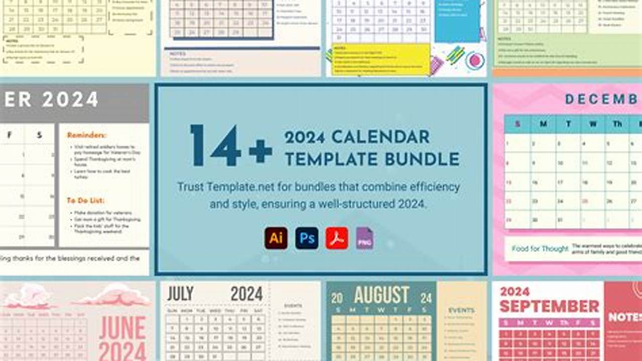 2024 Monthly Calendar Psd Free Download Templates C++