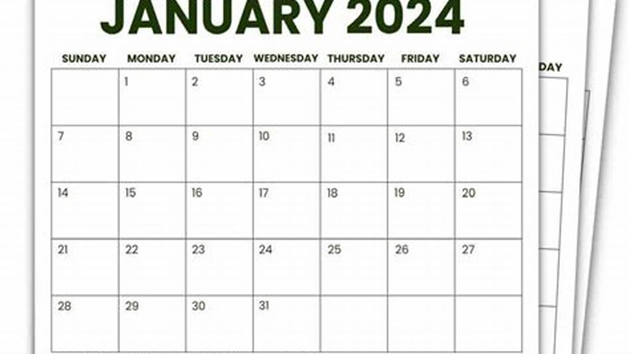 2024 Monthly Calendars To Print For Free Without Downloading Files