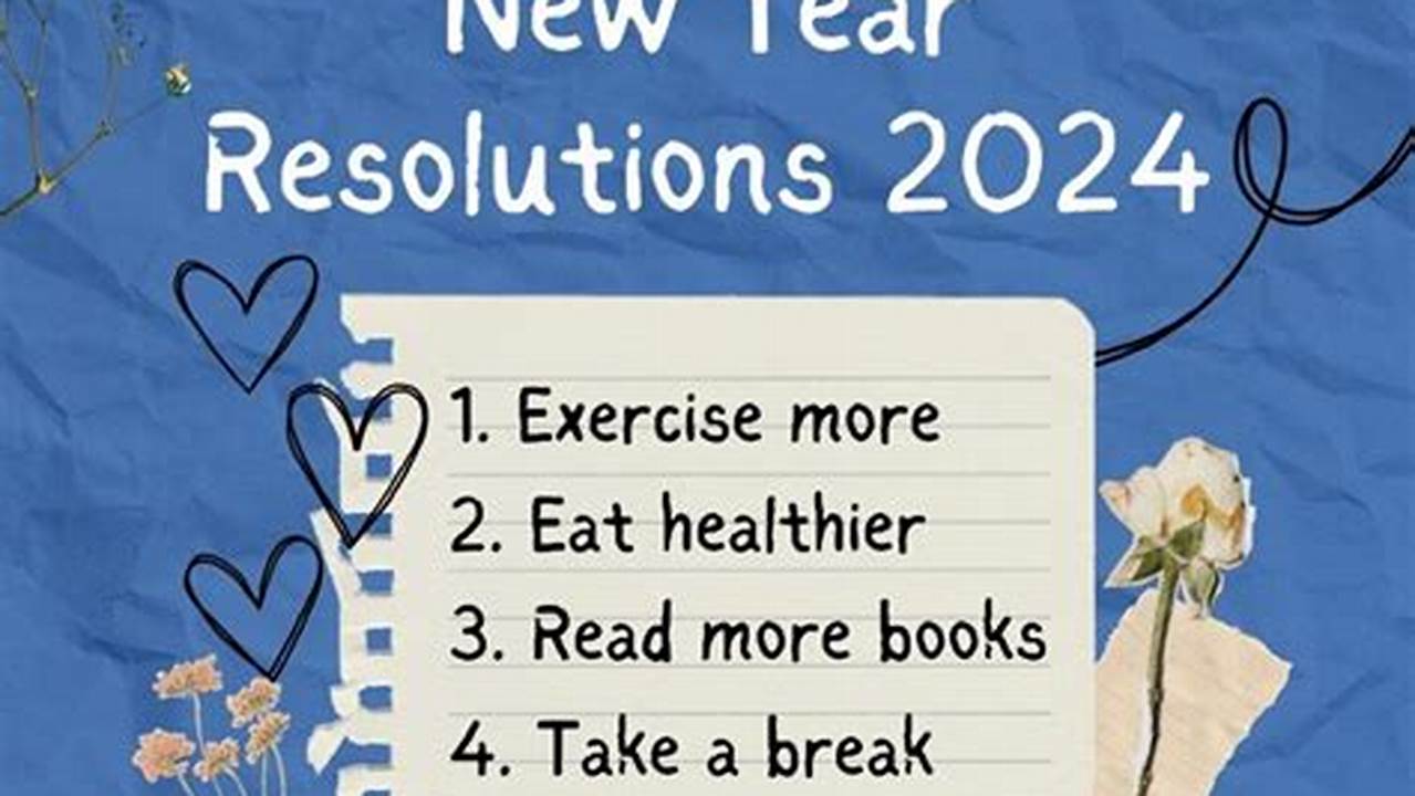 2024 New Year'S Resolutions