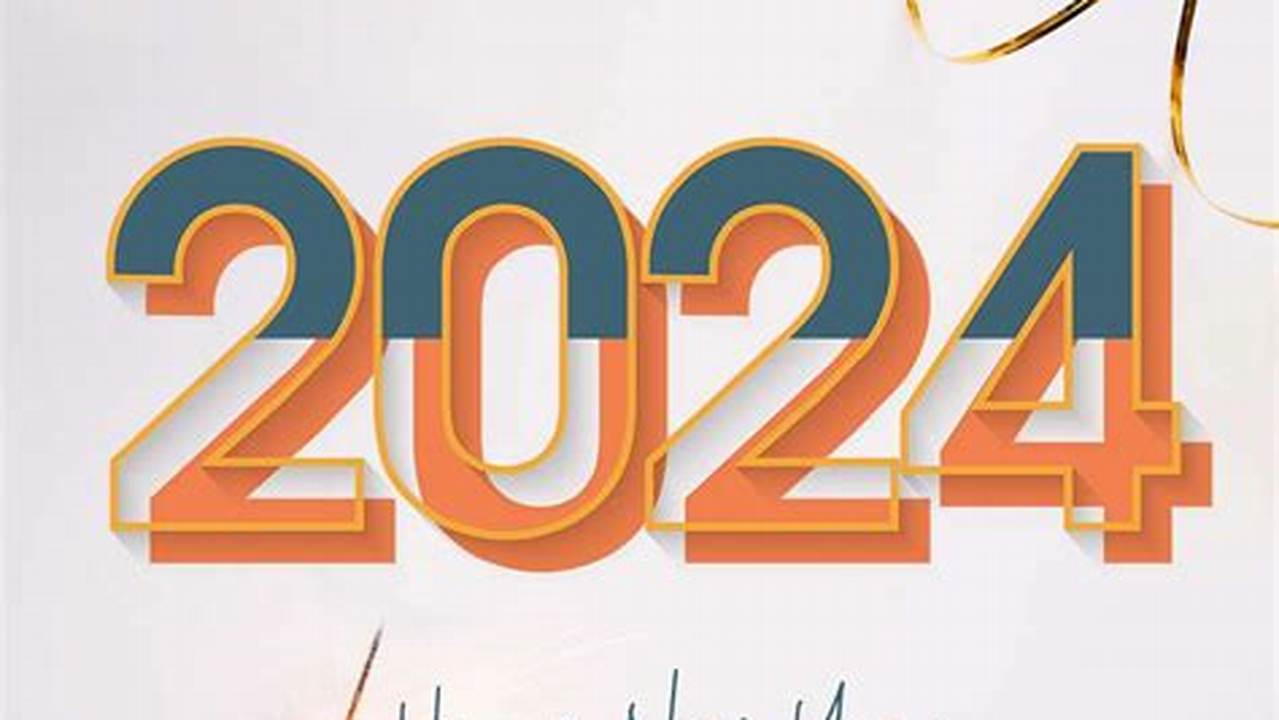 2024 New Year Greeting Cards, Flyers,., 2024