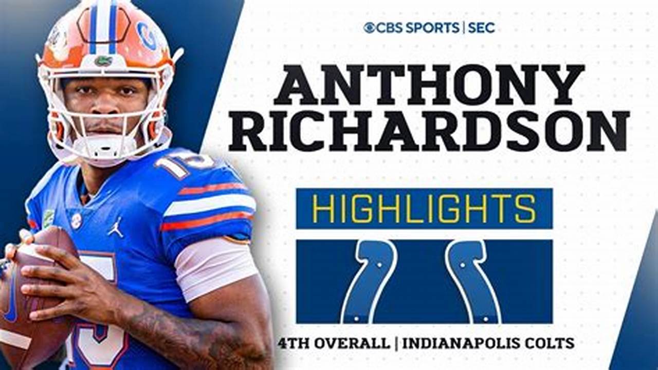 2024 Nfl Draft Anthony Richardson