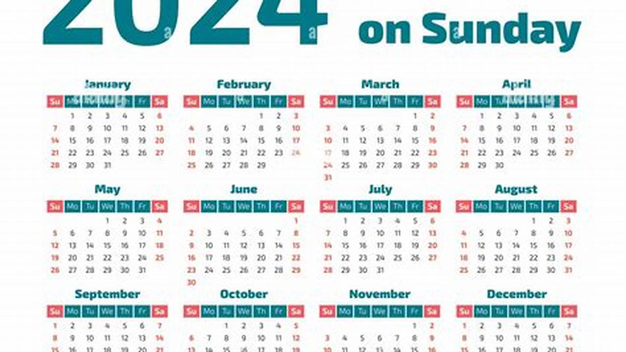 2024 Numbered Weeks Calendar Year 2020