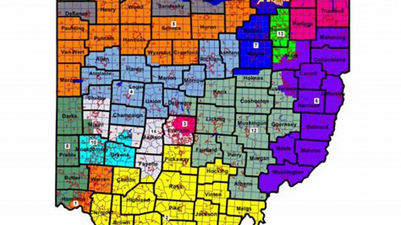 2024 Ohio Congressional Districts