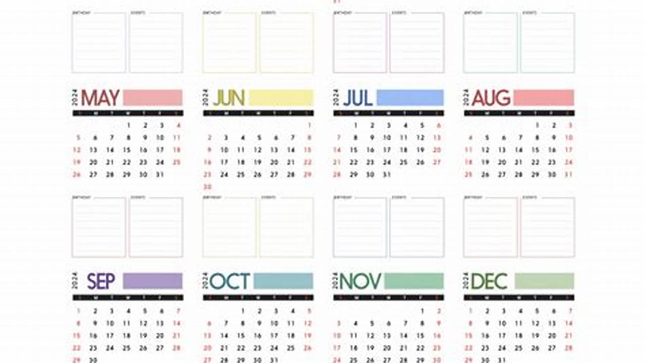 2024 Personalized Calendars Templateswise Download