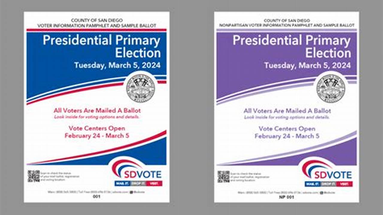 2024 Presidential Primary Voters&#039; Pamphlet Pdfs;, 2024