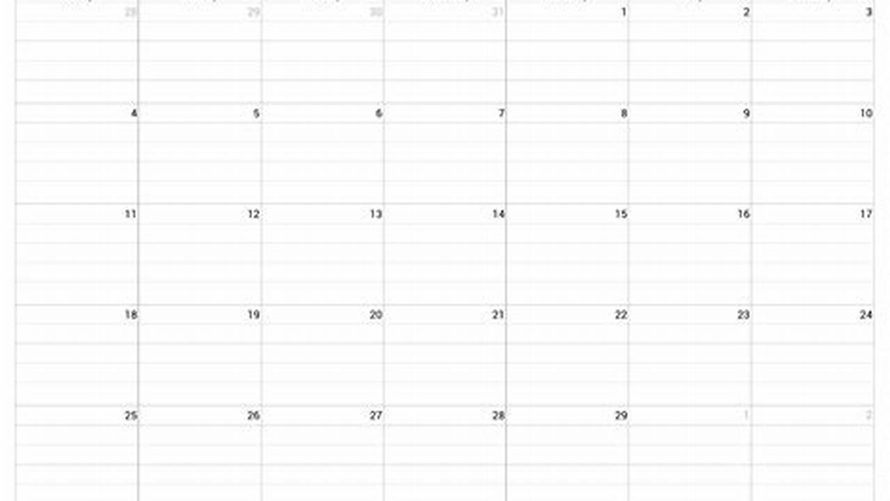 2024 Printable Calendar With Lines Printable Free Pdf