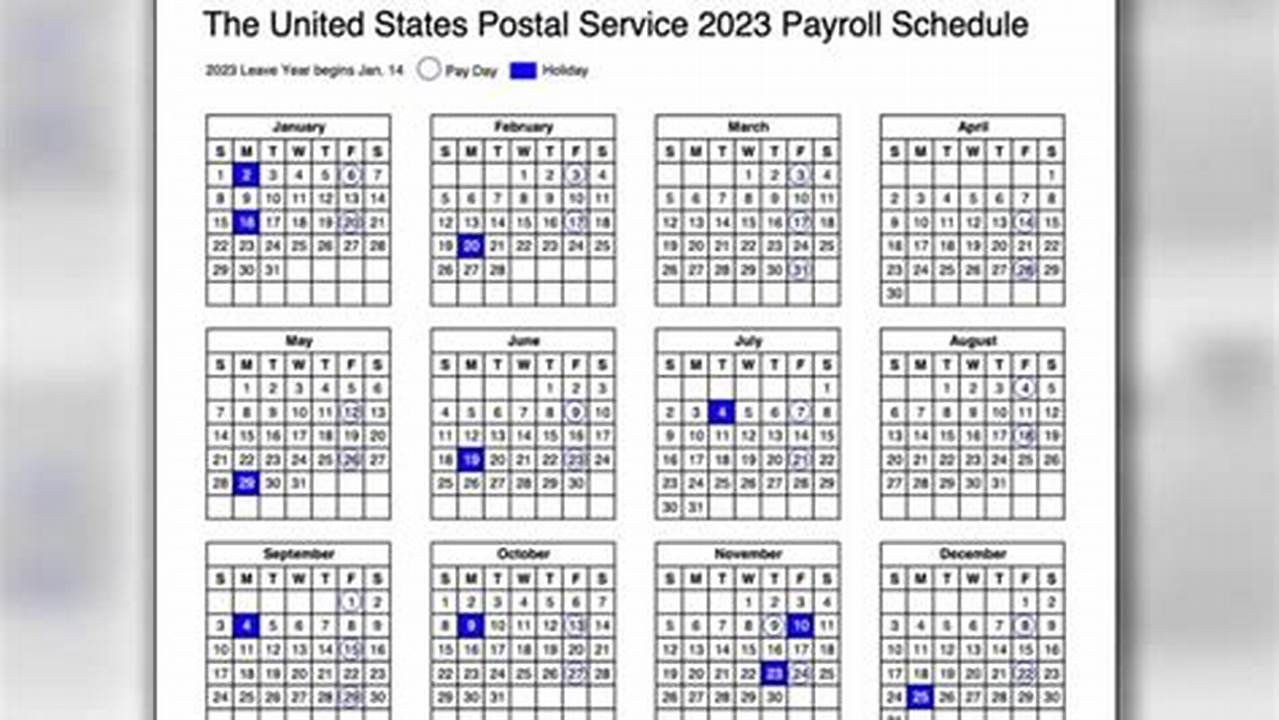 2024 Reservation Weeks Calendar United States Postal Service
