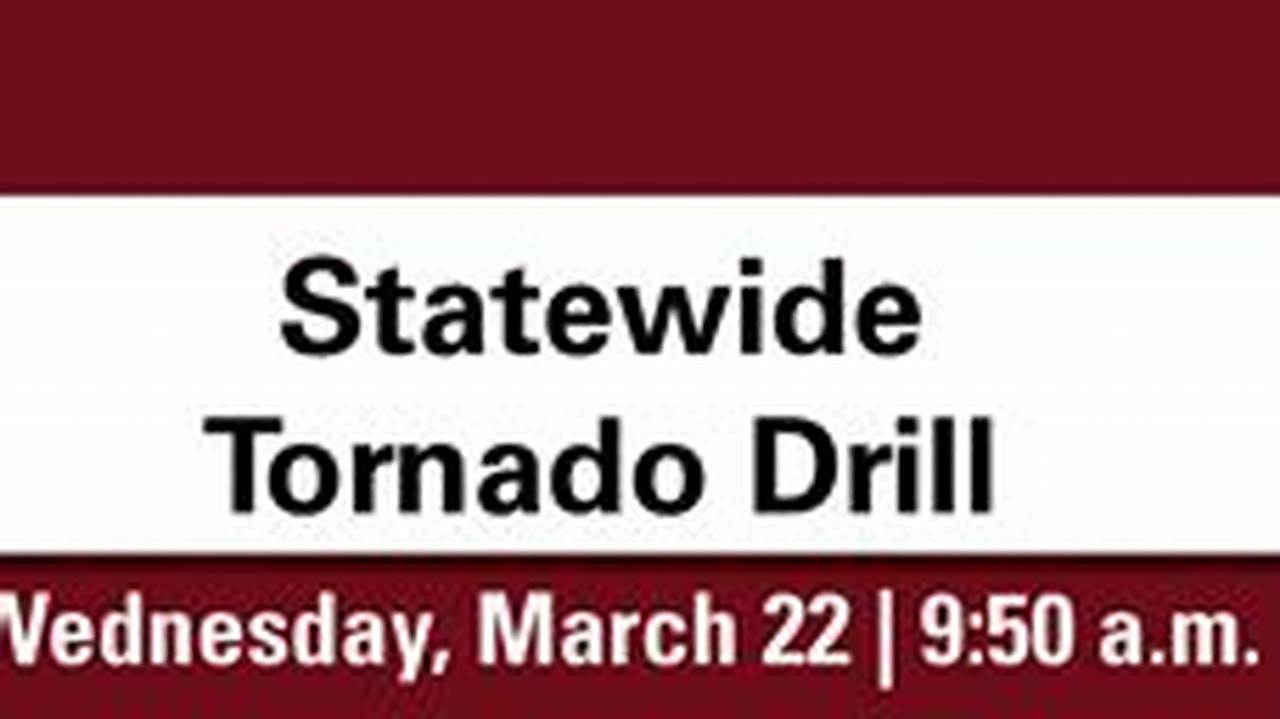 2024 Statewide Tornado Drill Assessment., 2024