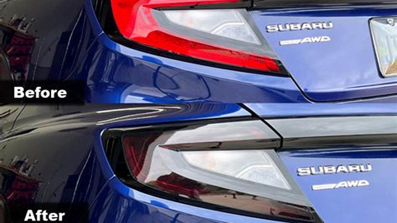 2024 Subaru Wrx Tail Lights