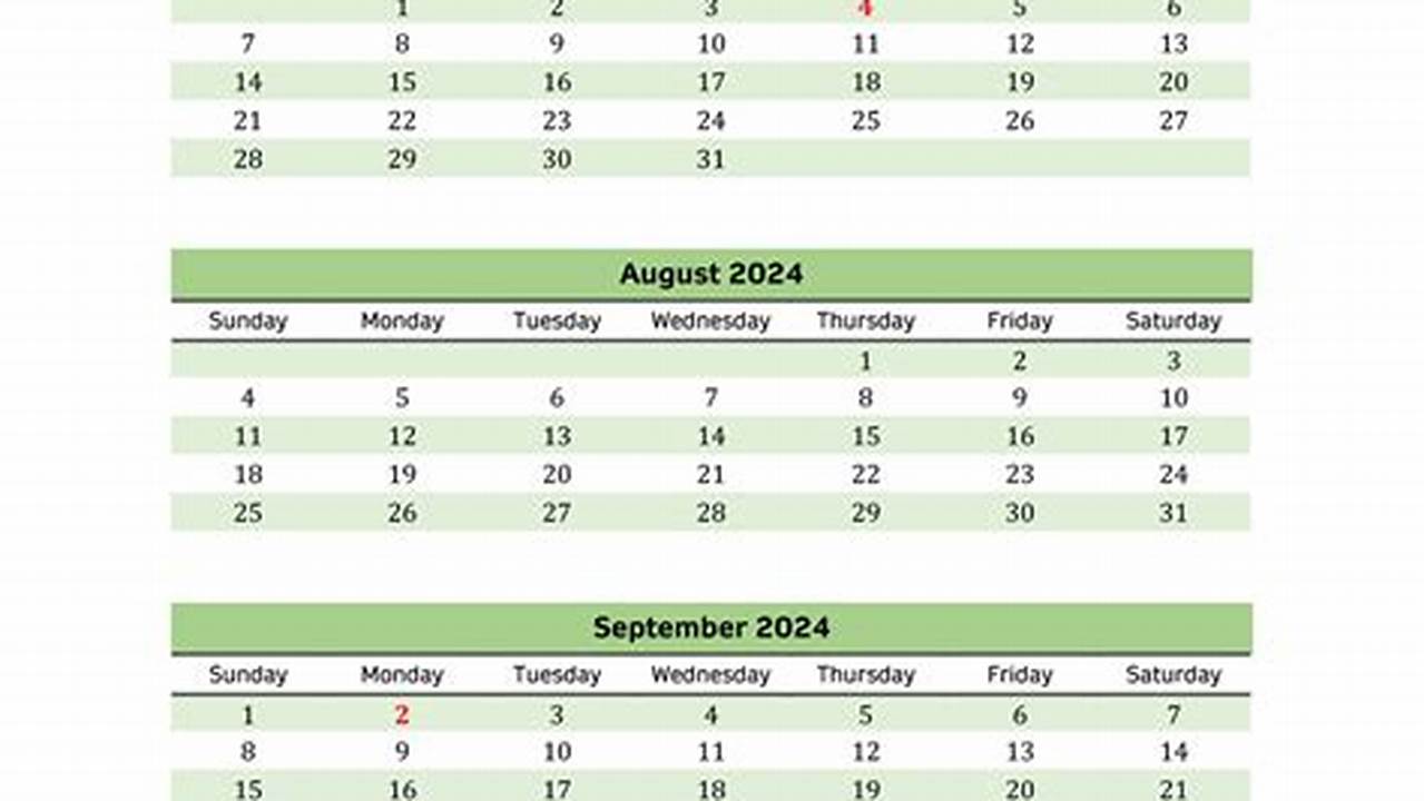 2024 Summer Calendar United Statesman Meaning Definition