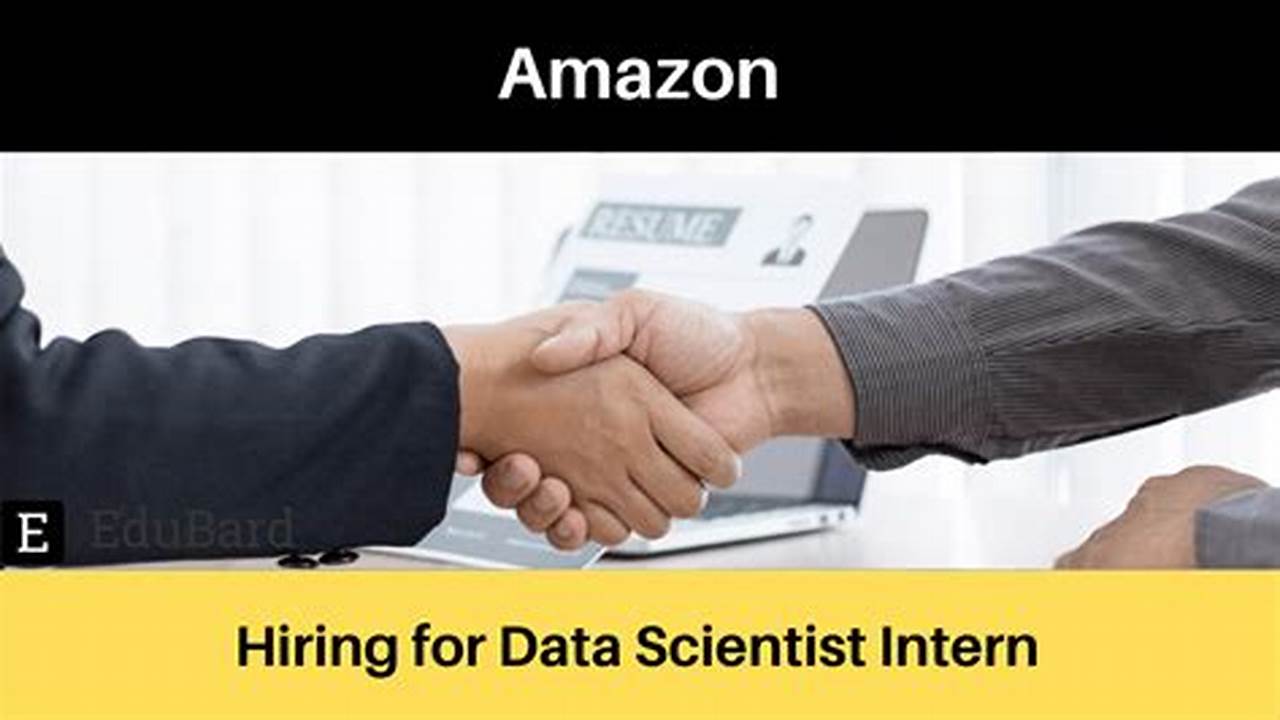 2024 Summer Data Science Internship Amazon
