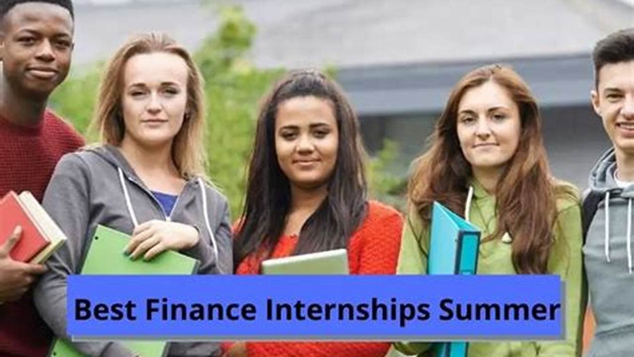 2024 Summer Finance Internships