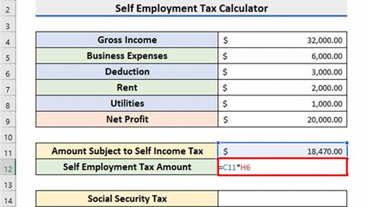 2024 Tax Calculator Self Employed