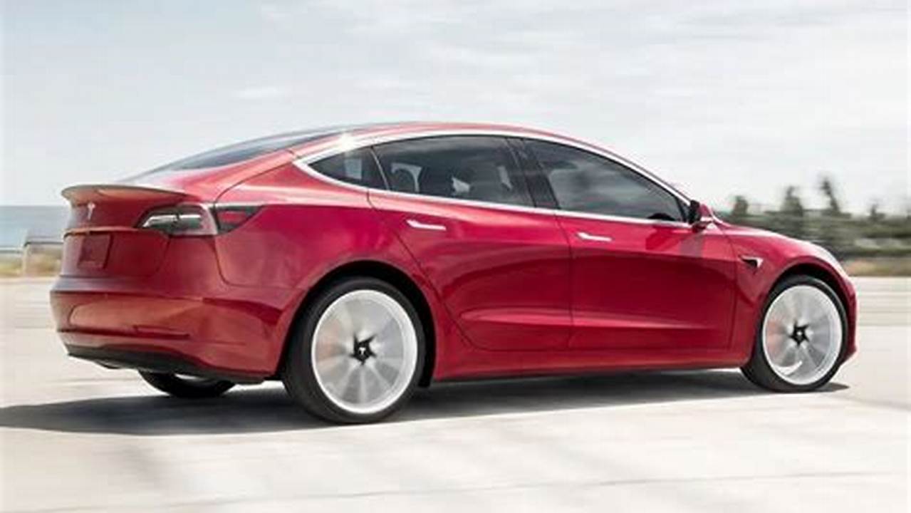 2024 Tesla Model 3 Rear Wheel Drive