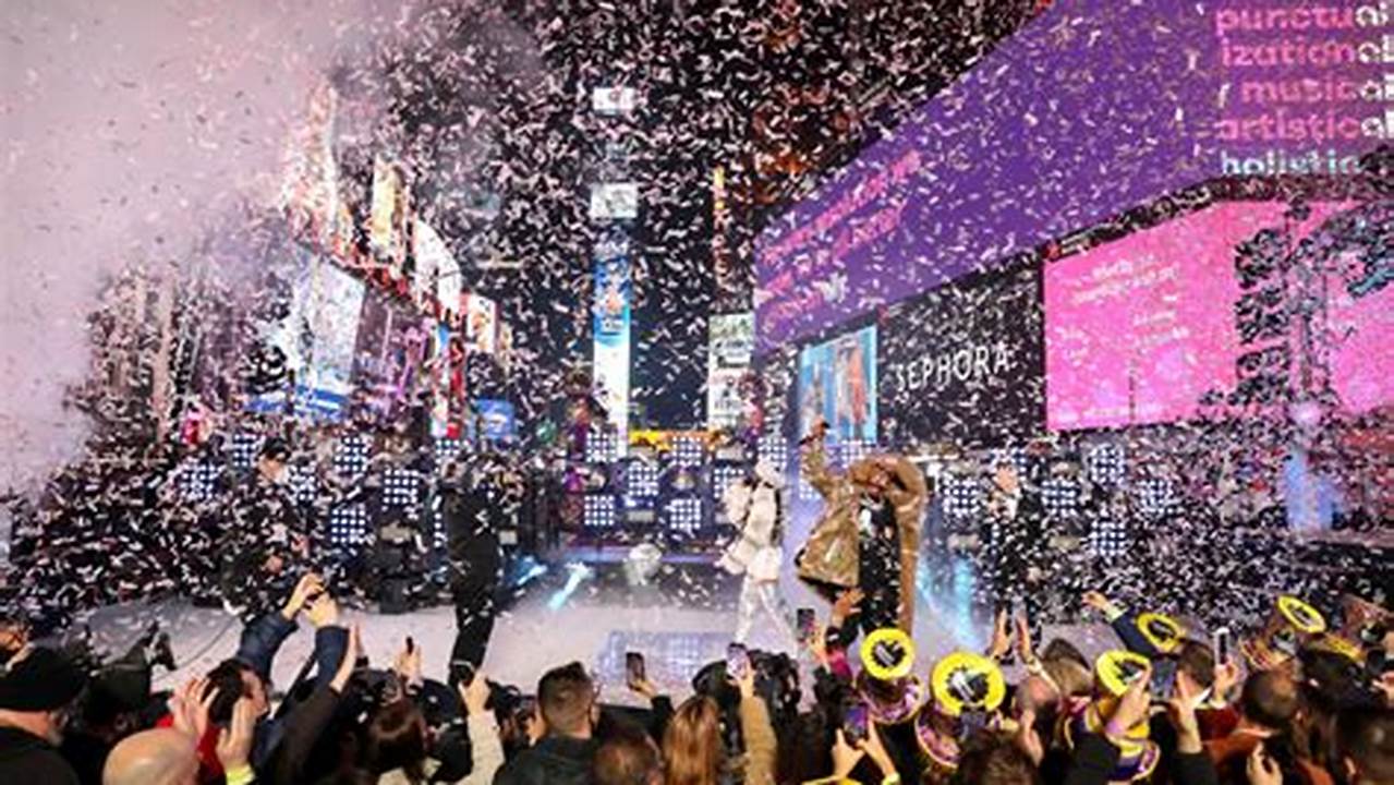 2024 Times Square Ball Drop Performers