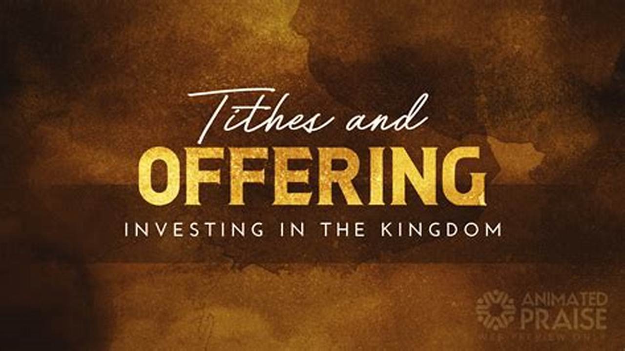 2024 Tithes And Offering Readings