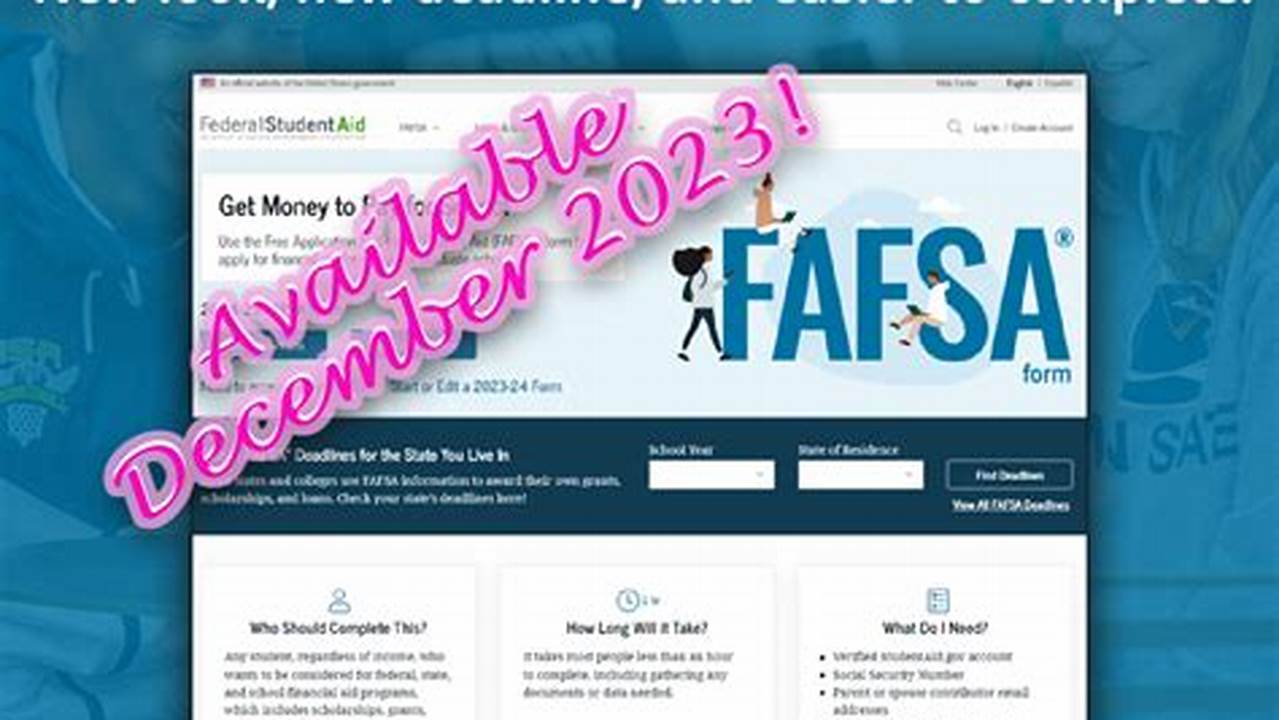 2024 To 2024 Fafsa Application Open Date