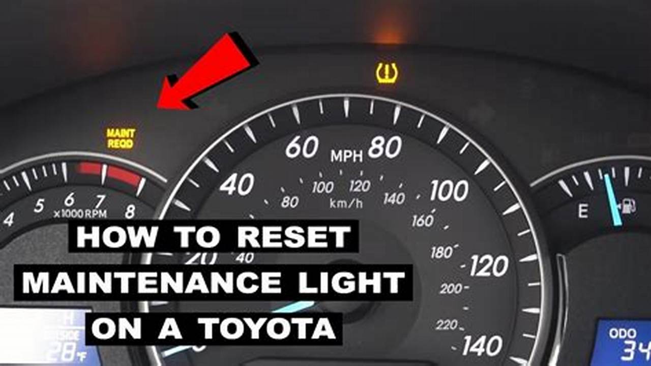 2024 Toyota Camry Maintenance Required Light