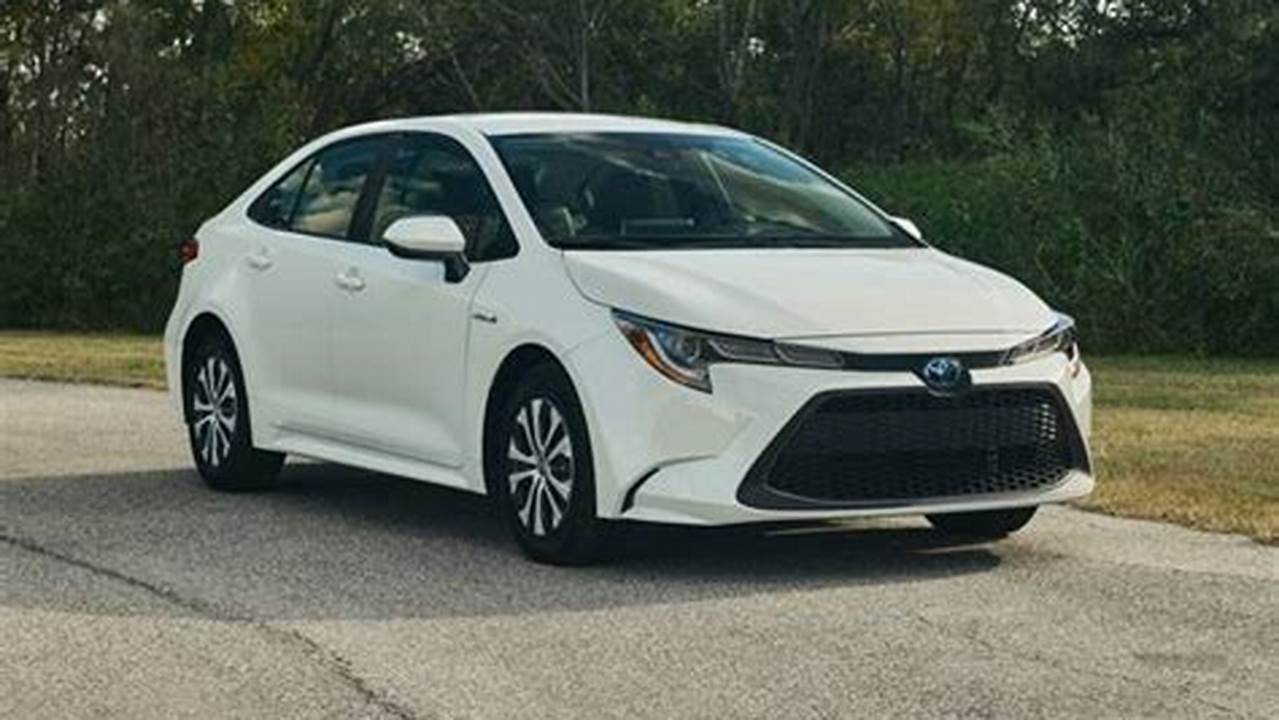 2024 Toyota Corolla Hybrid Gas Mileage