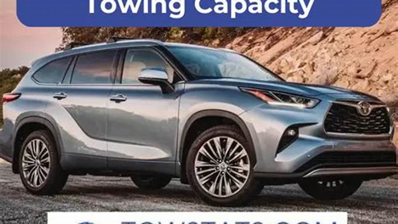 2024 Toyota Highlander Towing Capacity