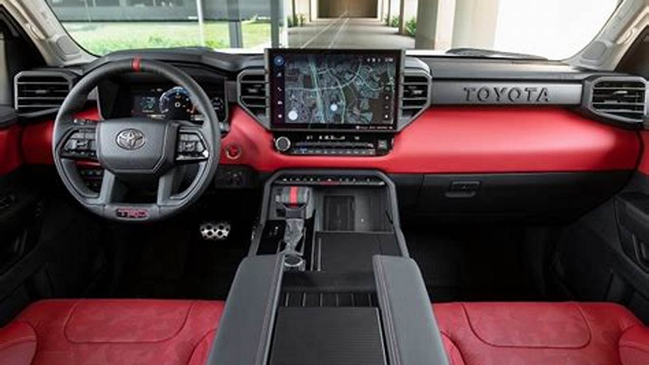 2024 Toyota Sequoia Trd Pro Interior
