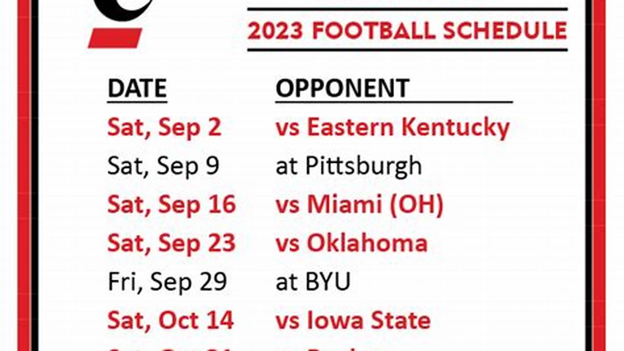 2024 Uc Football Schedule