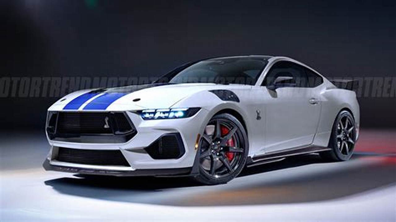 2024 White Mustang