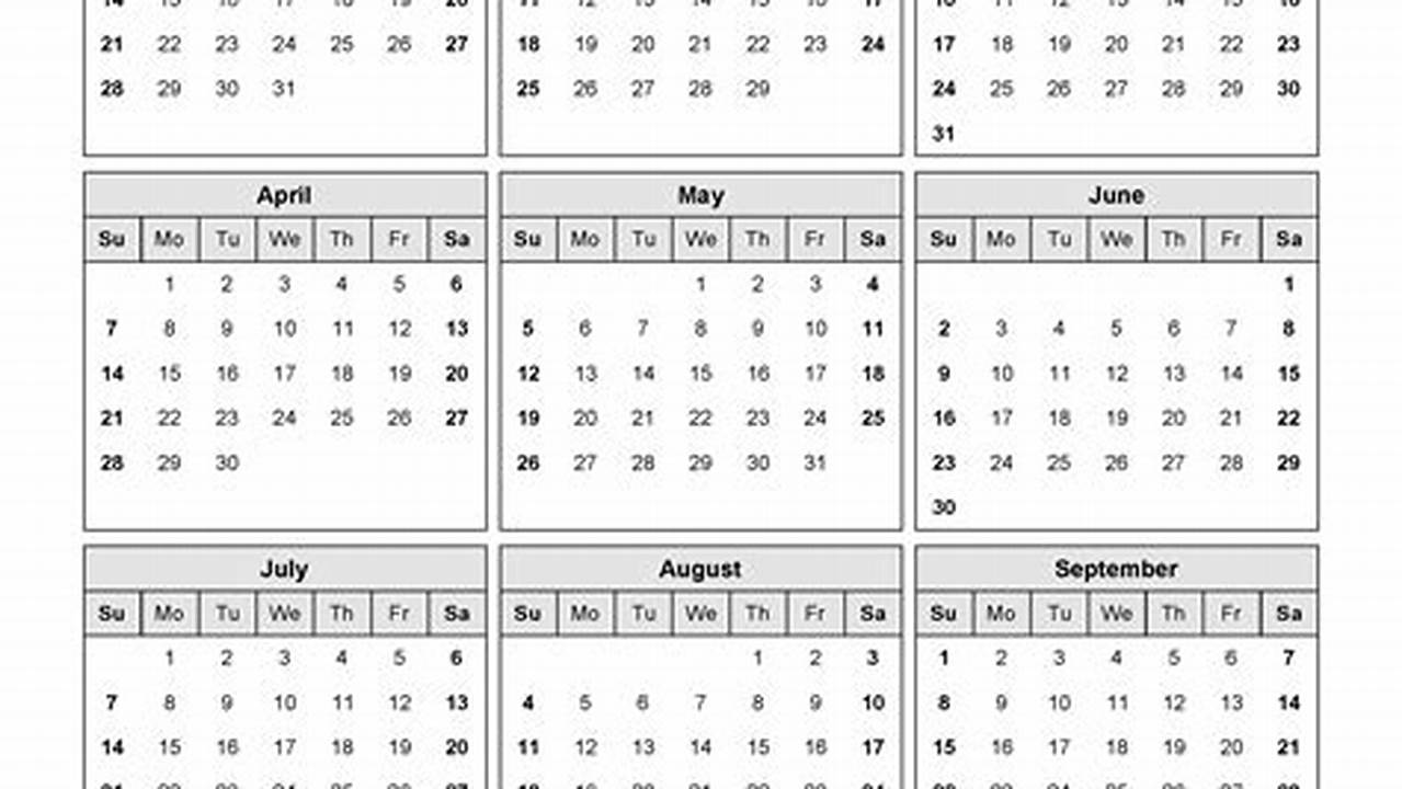 2024 Yearly Calendar Printable With Notes Design Free