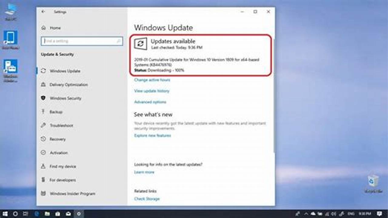 2024-07 Cumulative Update For Windows 10