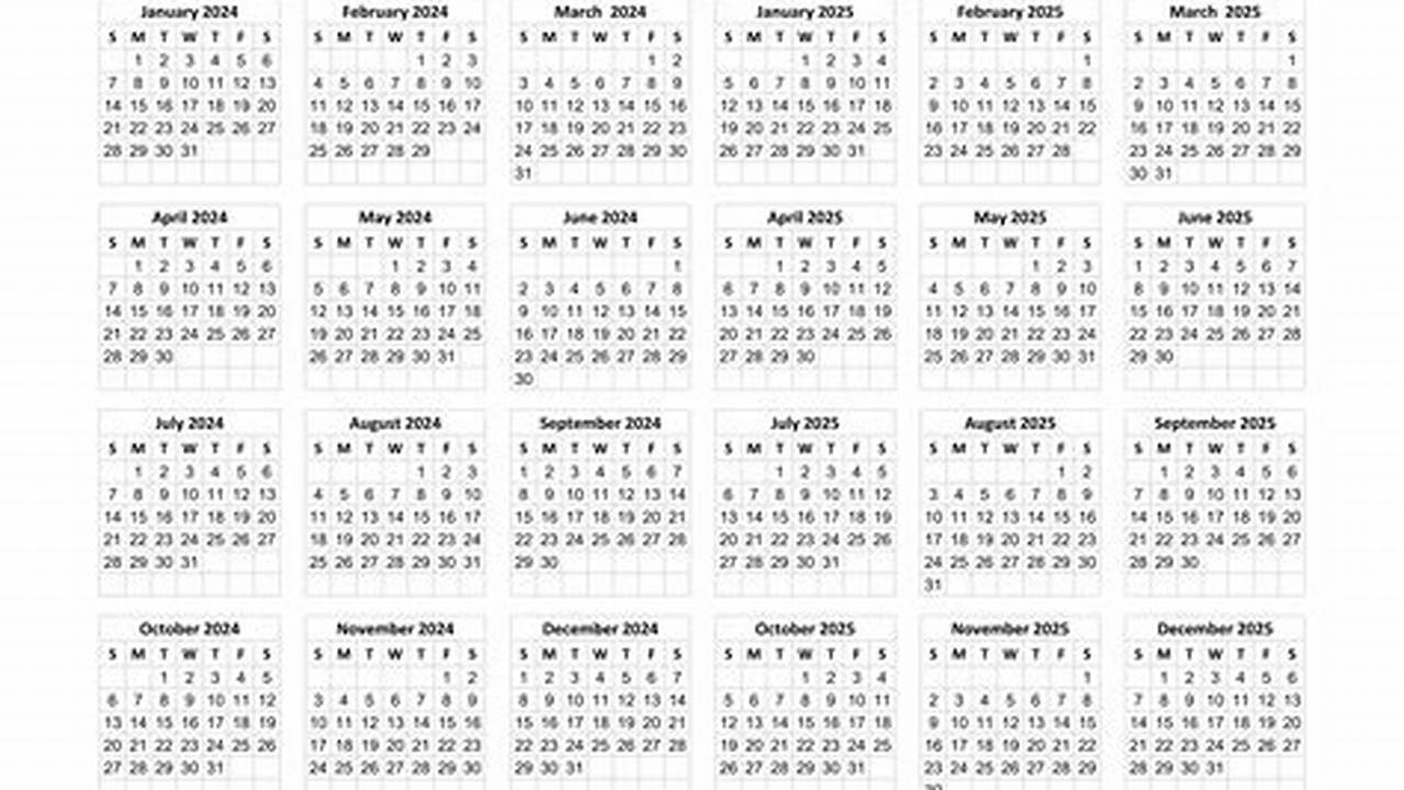 2024-2025 Calendar Printable Free