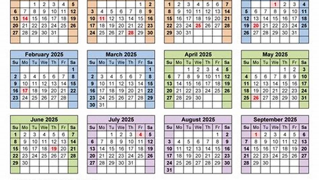 2024-2025 Financial Year Calendar Australia